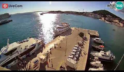 Split, brodovi, katamarani - Live Cam Croatia